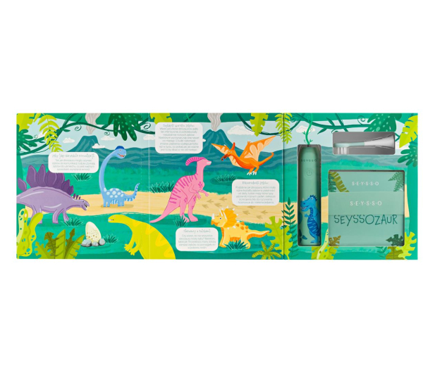 Seysso Szczoteczka soniczna Kids Dinosaur Blue (3+) - 1280314 - zdjęcie 6